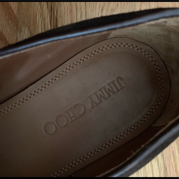 Jimmy Choo Suede Handcuff Loafer - Picture 2 of 3